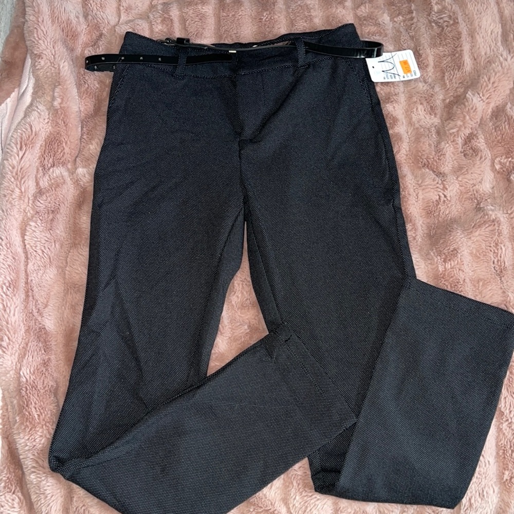Black with small Polk a dots pants